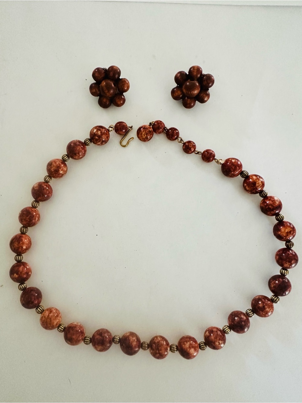 Vintage necklace and earrings set